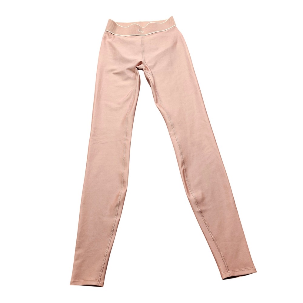 Alo Yoga High-Waist Airlift Leggings Womens XS Pink Activewear Yoga Pants